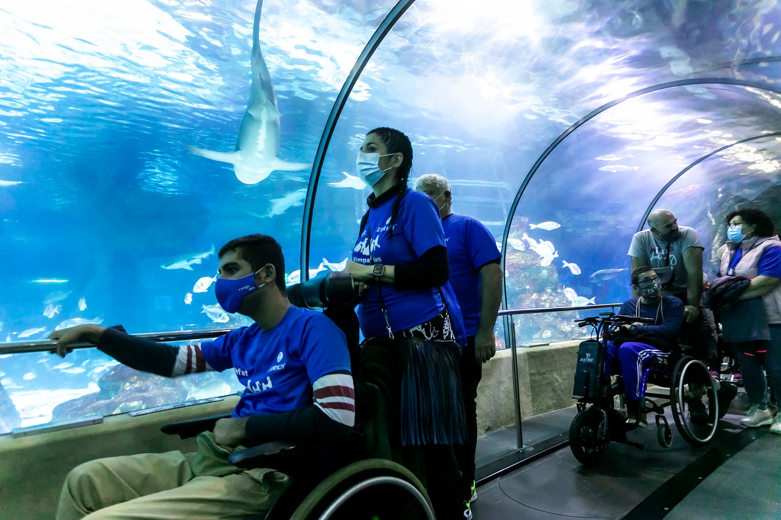 EQUIPO ZURICH AEFAT en Marató Barcelona 2021 Aquarium Foto Xavier dArquer