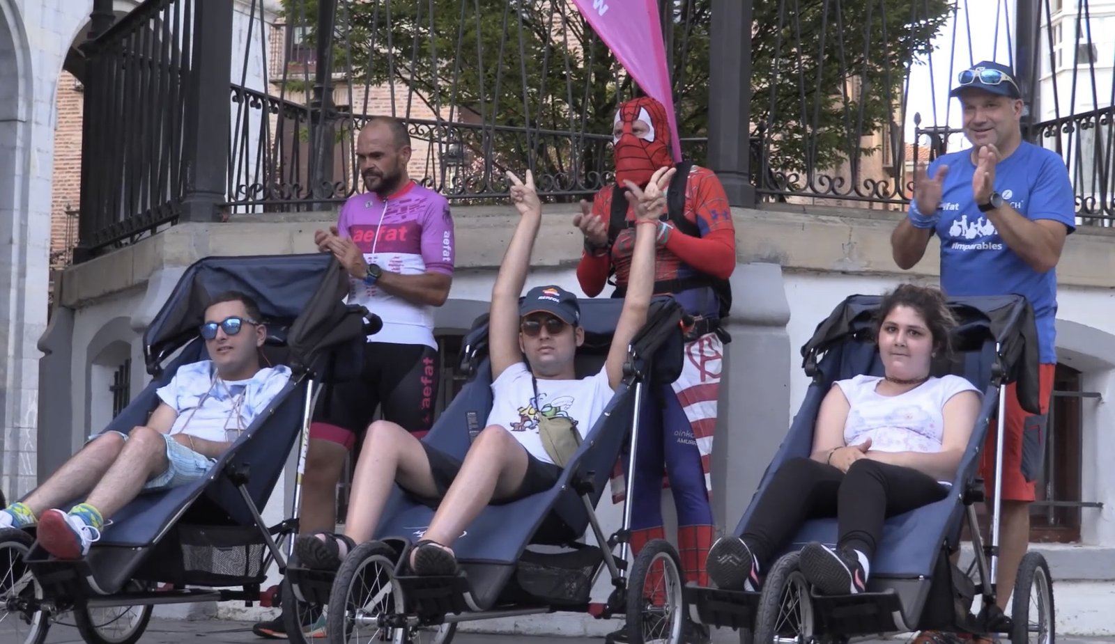 I Festi Aefat Urduña SpiderAbel y jóvenes