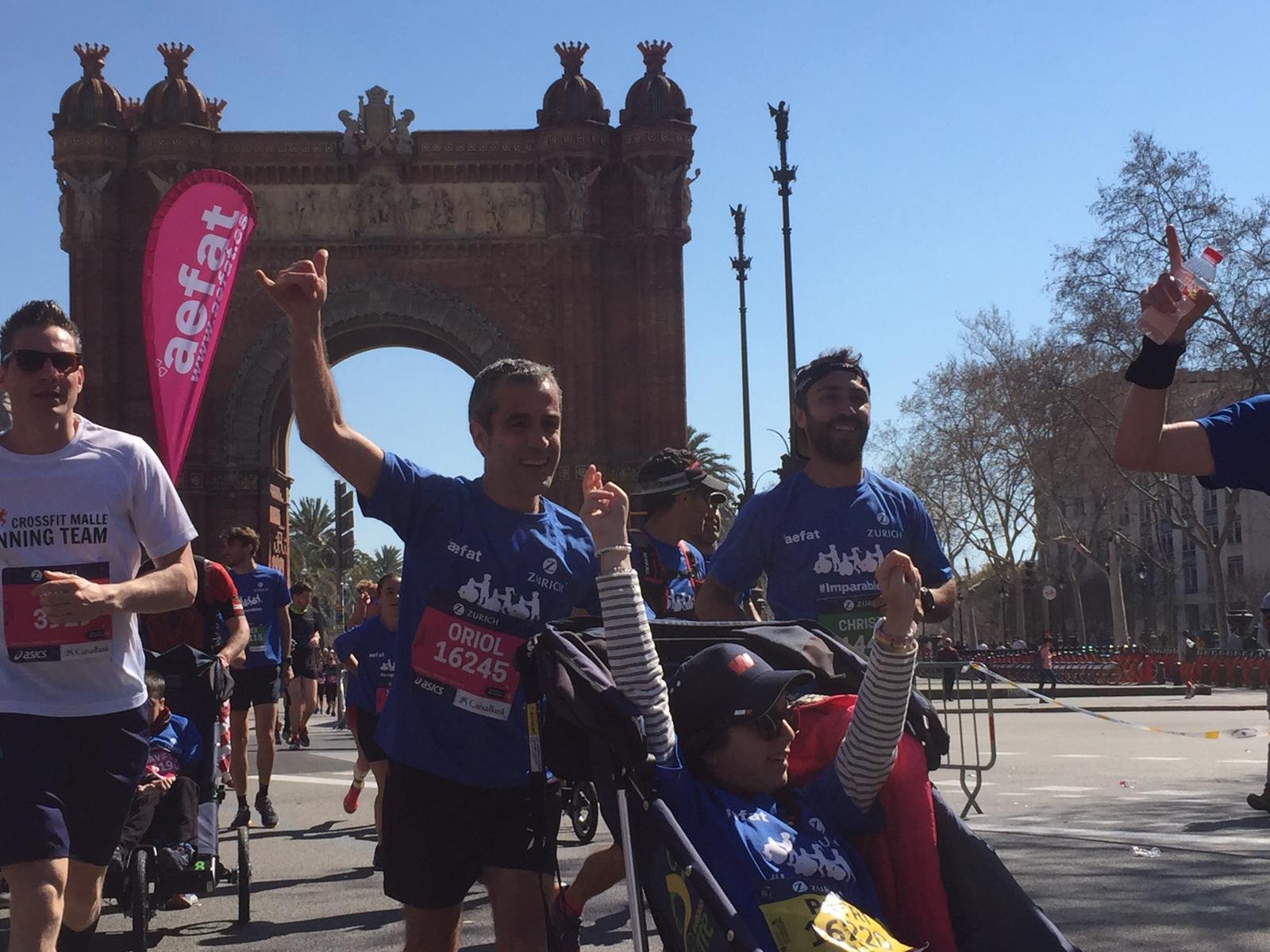 Patri Maratón BCN 19 aefat ataxia telangiectasia